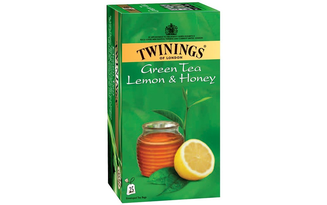 Twinings Green Tea Lemon & Honey    Box  25 pcs